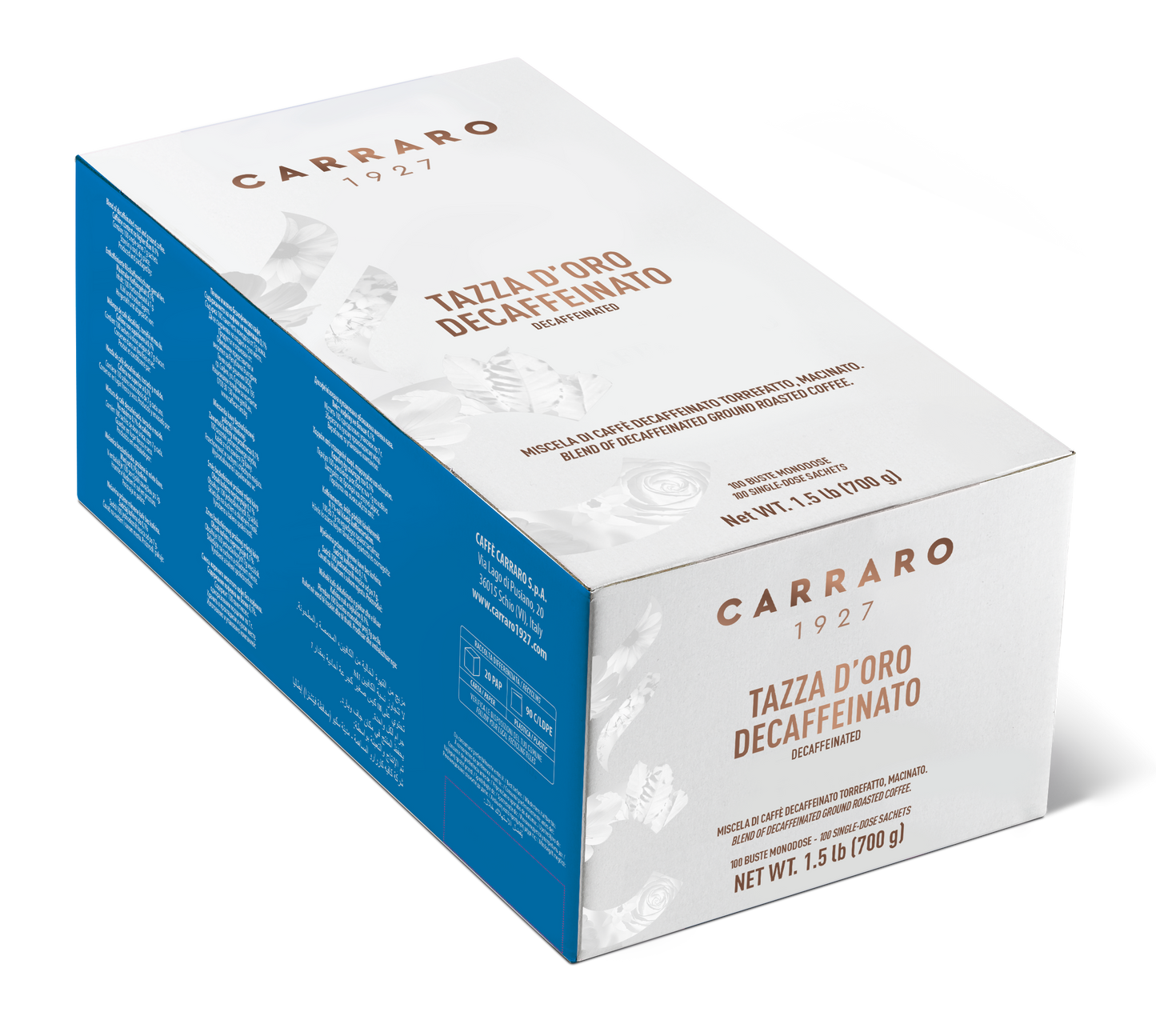 Tazza d'Oro Decaffeinated Satchets 100 x 7g