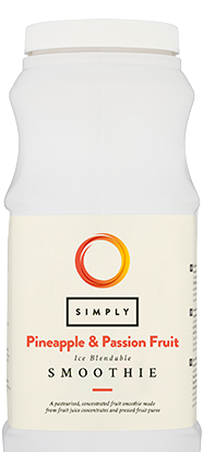 Simply Pineapple & Passion Fruit Smoothie Mix 1 Litre