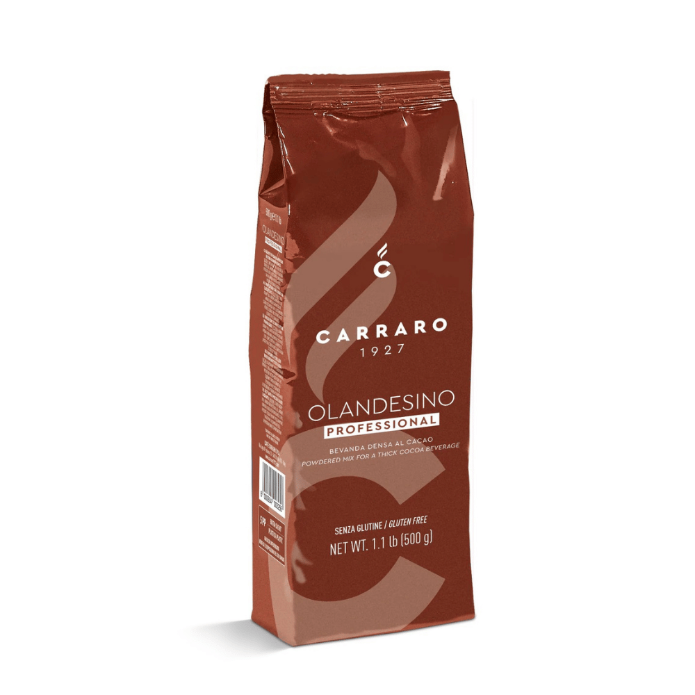 A 1.1 lb bag of Carraro 1927 Olandesino Professional whole wheat spice blend, shown on a clean white background.