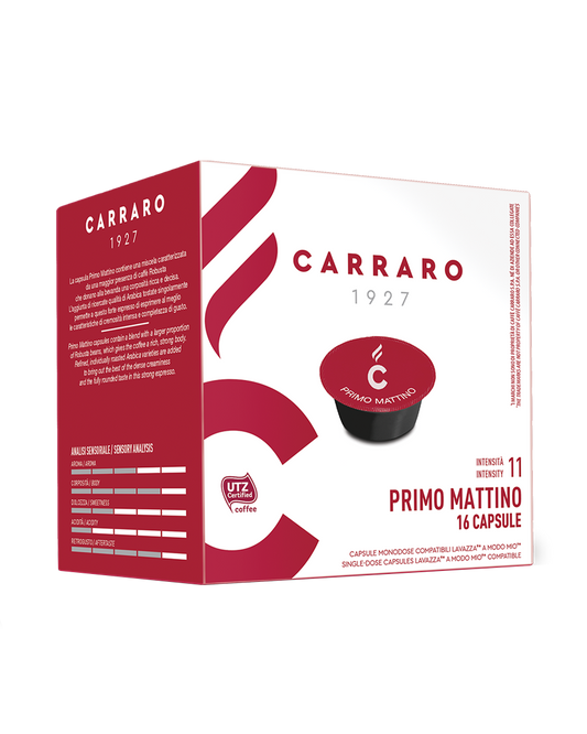 Primo Mattino, Compatible A Modo Mio® Capsules