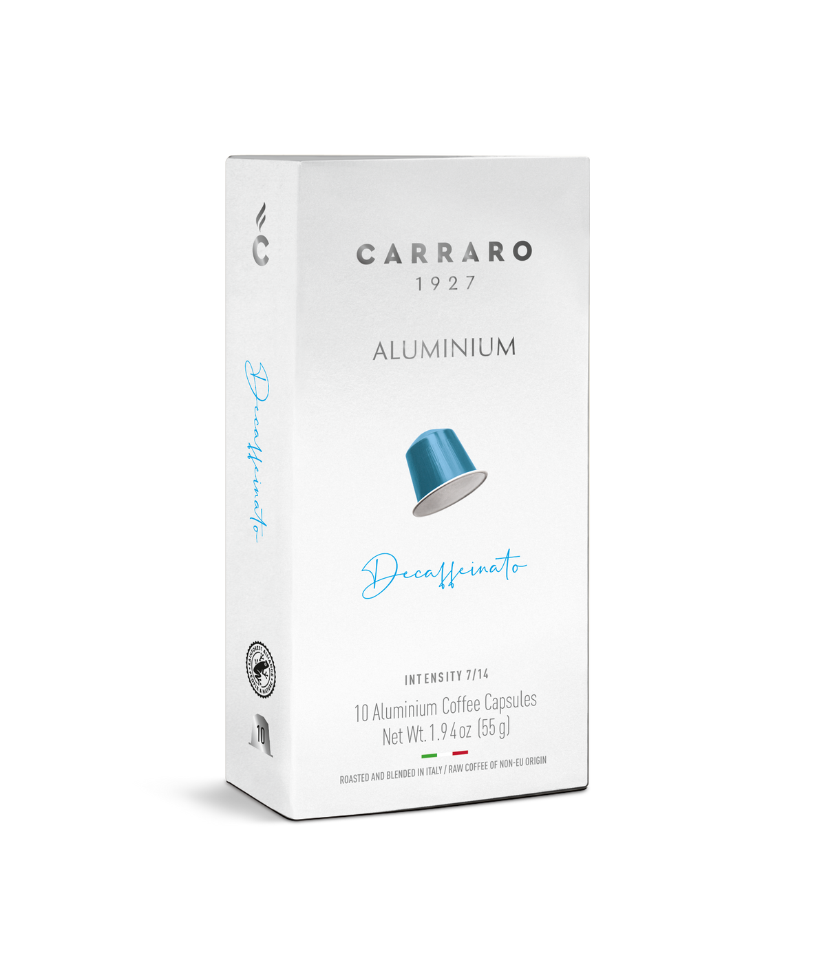 Carraro Decaf Aluminium Nespresso® Compatible Capsules