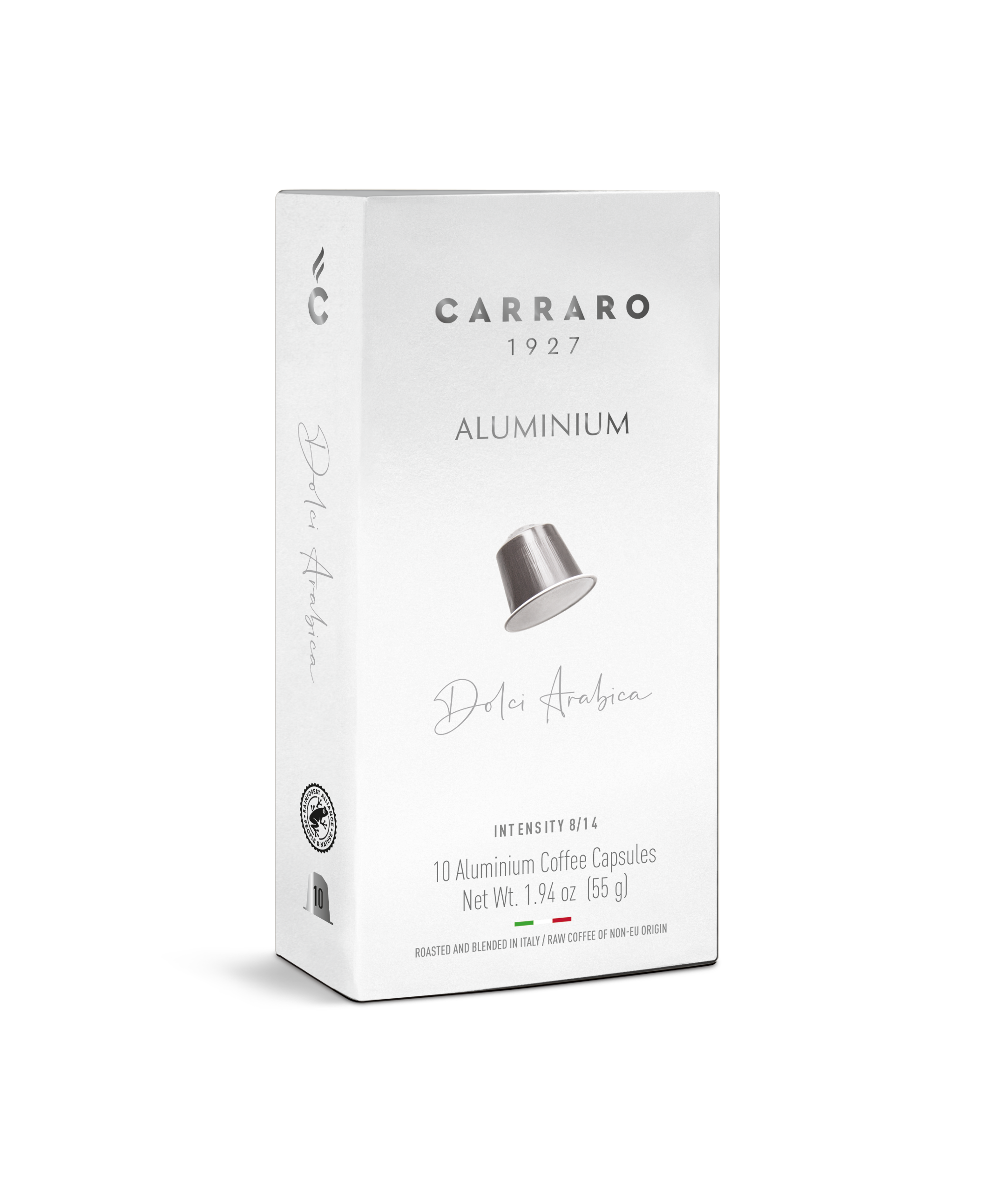 Carraro Dolci Arabica Aluminium Nespresso® Compatible Capsules